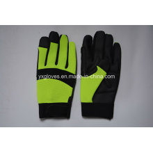 Gant de sécurité-Gant en cuir synthétique-Gant industriel-gant de travail-gant mécanique-gants de travail